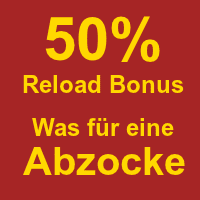 Reload Bonus Abzocke